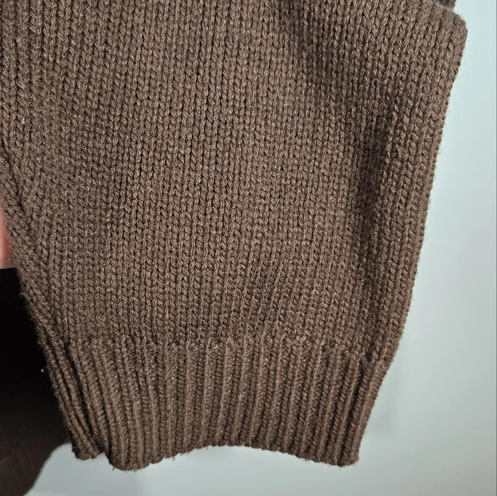 Vintage‎ South Pole Brown Mock Neck Sweater Men’s XL Y2K Streetwear